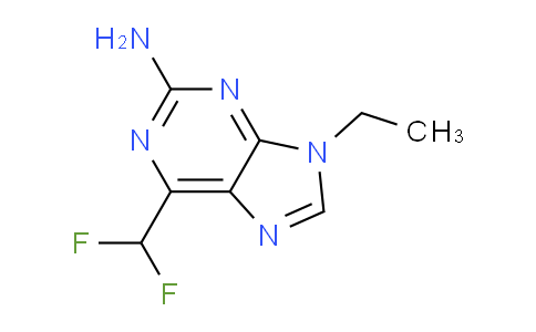 CAS No. 1706442-43-4, 6-(Difluoromethyl)-9-ethyl-9H-purin-2-amine