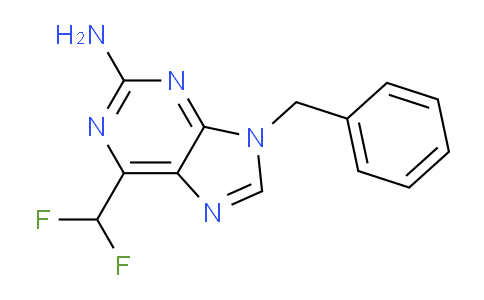 CAS No. 1706444-65-6, 9-Benzyl-6-(difluoromethyl)-9H-purin-2-amine