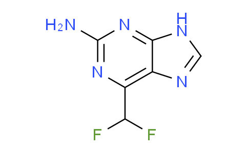 CAS No. 1706461-47-3, 6-(Difluoromethyl)-9H-purin-2-amine