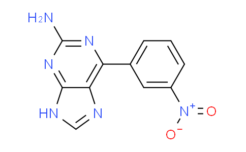 CAS No. 918537-01-6, 6-(3-Nitrophenyl)-9H-purin-2-amine