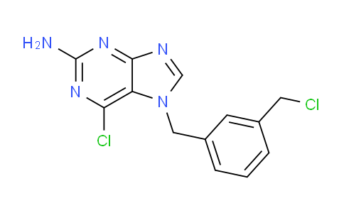 CAS No. 924904-14-3, 6-Chloro-7-(3-(chloromethyl)benzyl)-7H-purin-2-amine
