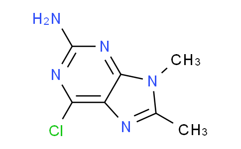 CAS No. 1239765-73-1, 6-Chloro-8,9-dimethyl-9H-purin-2-amine