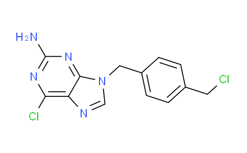 CAS No. 669774-95-2, 6-Chloro-9-(4-(chloromethyl)benzyl)-9H-purin-2-amine
