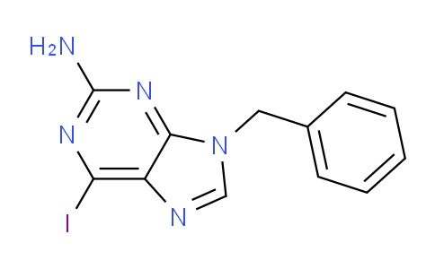 CAS No. 553645-21-9, 9-Benzyl-6-iodo-9H-purin-2-amine