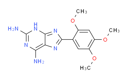 CAS No. 194613-10-0, 8-(2,4,5-Trimethoxyphenyl)-3H-purine-2,6-diamine