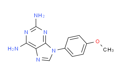 CAS No. 49753-42-6, 9-(4-Methoxyphenyl)-9H-purine-2,6-diamine