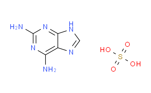 CAS No. 75505-74-7, 9H-Purine-2,6-diamine sulfate