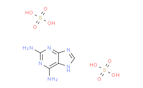 CAS No. 69369-16-0, 7H-Purine-2,6-diamine bis(sulfate)