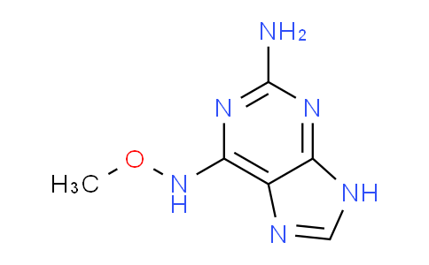 CAS No. 60254-48-0, 6-(Methoxyamino)-9H-purin-2-amine