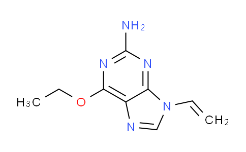 CAS No. 214201-71-5, 6-Ethoxy-9-vinyl-9H-purin-2-amine
