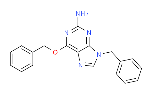 CAS No. 156422-39-8, 9-Benzyl-6-(benzyloxy)-9H-purin-2-amine