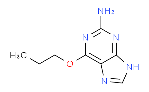 CAS No. 64039-09-4, 6-Propoxy-9H-purin-2-amine