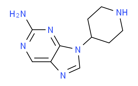 CAS No. 830331-60-7, 9-(Piperidin-4-yl)-9H-purin-2-amine