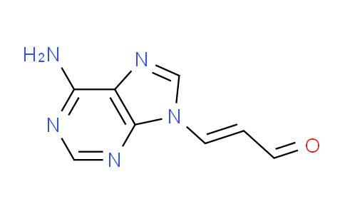 CAS No. 90029-73-5, 3-(6-Amino-9H-purin-9-yl)acrylaldehyde