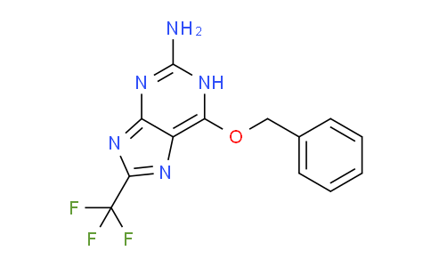 CAS No. 160948-29-8, 6-(Benzyloxy)-8-(trifluoromethyl)-1H-purin-2-amine