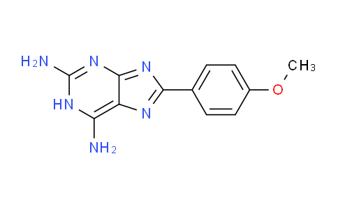 CAS No. 857524-93-7, 8-(4-Methoxyphenyl)-1H-purine-2,6-diamine