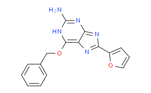 CAS No. 592518-05-3, 6-(Benzyloxy)-8-(furan-2-yl)-1H-purin-2-amine