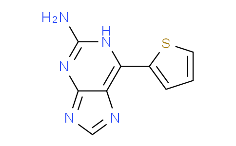 CAS No. 156489-35-9, 6-(Thiophen-2-yl)-1H-purin-2-amine
