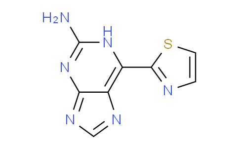 CAS No. 656799-27-8, 6-(Thiazol-2-yl)-1H-purin-2-amine