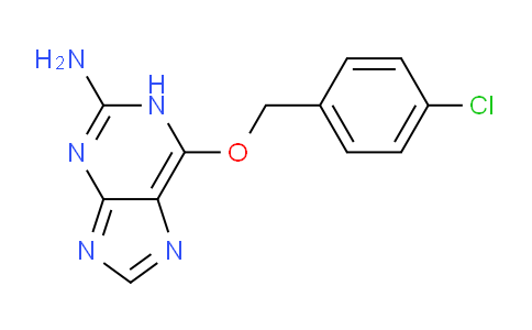 CAS No. 129409-64-9, 6-((4-Chlorobenzyl)oxy)-1H-purin-2-amine