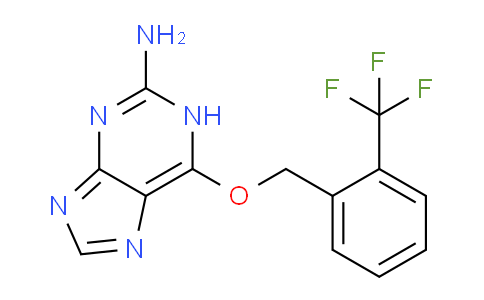 CAS No. 168098-98-4, 6-((2-(Trifluoromethyl)benzyl)oxy)-1H-purin-2-amine