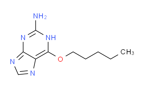 CAS No. 62134-33-2, 6-(Pentyloxy)-1H-purin-2-amine