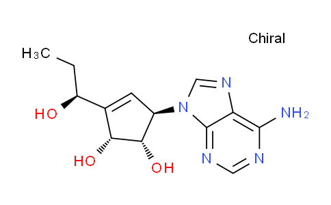 CAS No. 194353-51-0, (1S,2R,5R)-5-(6-Amino-9H-purin-9-yl)-3-((S)-1-hydroxypropyl)cyclopent-3-ene-1,2-diol