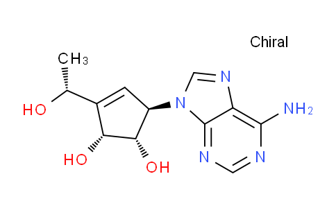 CAS No. 138571-54-7, (1S,2R,5R)-5-(6-Amino-9H-purin-9-yl)-3-((R)-1-hydroxyethyl)cyclopent-3-ene-1,2-diol