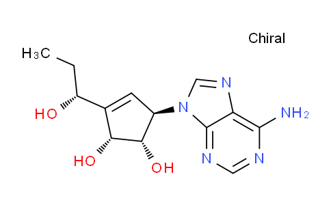 CAS No. 194353-48-5, (1S,2R,5R)-5-(6-Amino-9H-purin-9-yl)-3-((R)-1-hydroxypropyl)cyclopent-3-ene-1,2-diol