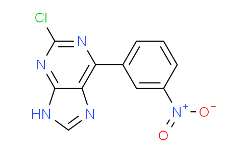 CAS No. 918537-04-9, 2-Chloro-6-(3-nitrophenyl)-9H-purine