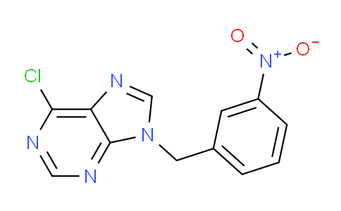 CAS No. 6952-15-4, 6-Chloro-9-(3-nitrobenzyl)-9H-purine