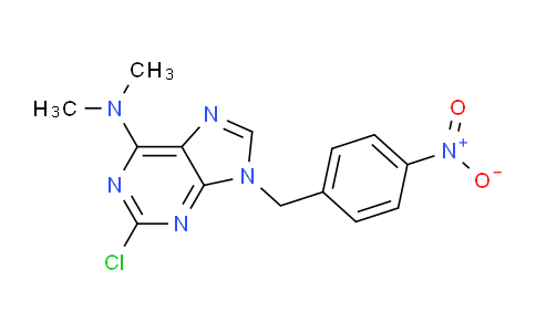 CAS No. 115204-60-9, 2-Chloro-N,N-dimethyl-9-(4-nitrobenzyl)-9H-purin-6-amine