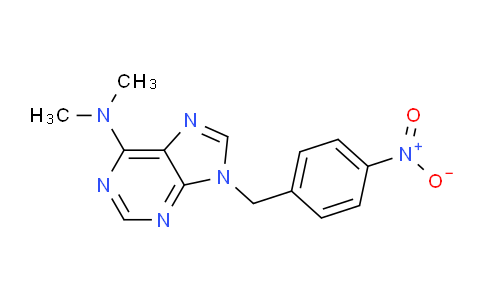 CAS No. 13233-85-7, N,N-Dimethyl-9-(4-nitrobenzyl)-9H-purin-6-amine