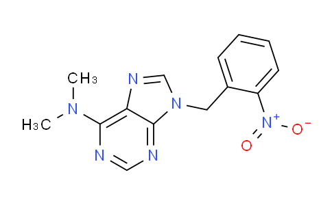CAS No. 10549-98-1, N,N-Dimethyl-9-(2-nitrobenzyl)-9H-purin-6-amine