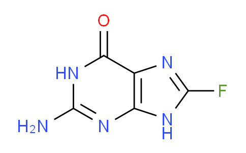 CAS No. 28128-36-1, 2-Amino-8-fluoro-1H-purin-6(9H)-one