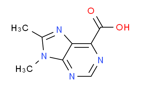 CAS No. 1095823-07-6, 8,9-Dimethyl-9H-purine-6-carboxylic acid