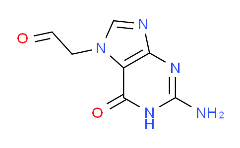 CAS No. 73100-87-5, 2-(2-Amino-6-oxo-1H-purin-7(6H)-yl)acetaldehyde