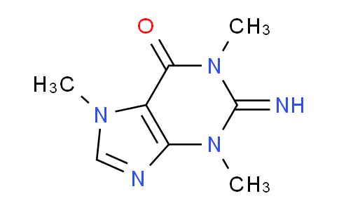 CAS No. 110025-83-7, 2-Imino-1,3,7-trimethyl-2,3-dihydro-1H-purin-6(7H)-one