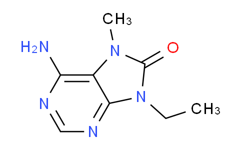 CAS No. 88420-71-7, 6-Amino-9-ethyl-7-methyl-7H-purin-8(9H)-one