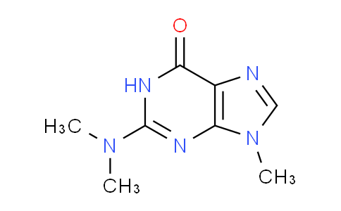 CAS No. 36323-96-3, 2-(Dimethylamino)-9-methyl-1H-purin-6(9H)-one