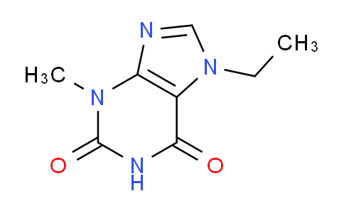 CAS No. 55242-68-7, 7-Ethyl-3-methyl-1H-purine-2,6(3H,7H)-dione