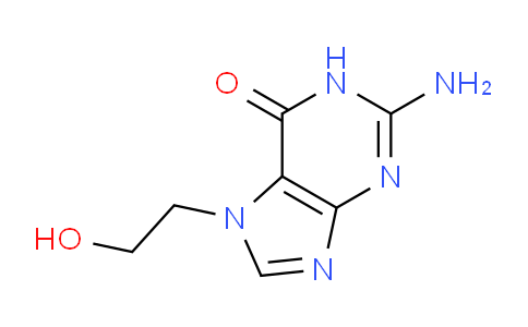 CAS No. 53498-52-5, 2-Amino-7-(2-hydroxyethyl)-1H-purin-6(7H)-one