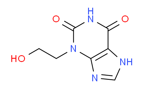 CAS No. 5421-89-6, 3-(2-Hydroxyethyl)-1H-purine-2,6(3H,7H)-dione