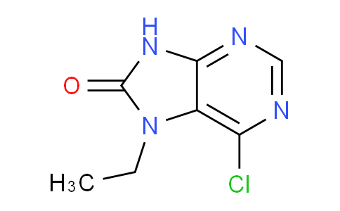 CAS No. 885500-44-7, 6-Chloro-7-ethyl-7H-purin-8(9H)-one