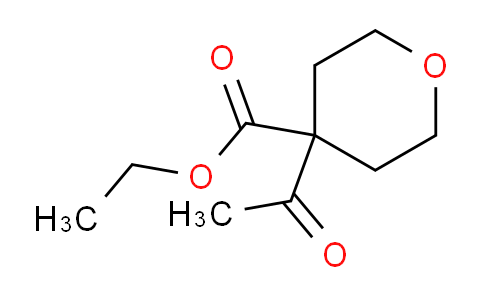 CAS No. 850637-12-6, ethyl 4-acetyltetrahydro-2H-pyran-4-carboxylate
