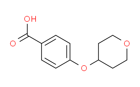 CAS No. 851048-51-6, 4-((tetrahydro-2H-pyran-4-yl)oxy)benzoic acid