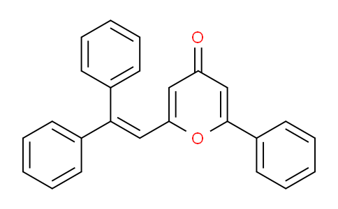 CAS No. 4975-86-4, 2-(2,2-diphenylvinyl)-6-phenyl-4H-pyran-4-one