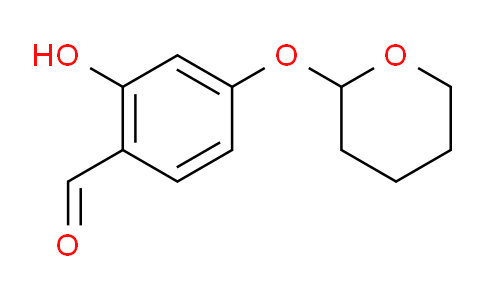 CAS No. 72041-59-9, 2-Hydroxy-4-((tetrahydro-2H-pyran-2-yl)oxy)benzaldehyde
