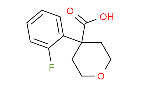 CAS No. 889939-77-9, 4-(2-Fluoro-phenyl)-tetrahydro-pyran-4-carboxylic acid