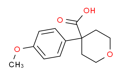 CAS No. 3648-58-6, 4-(4-Methoxy-phenyl)-tetrahydro-pyran-4-carboxylic acid